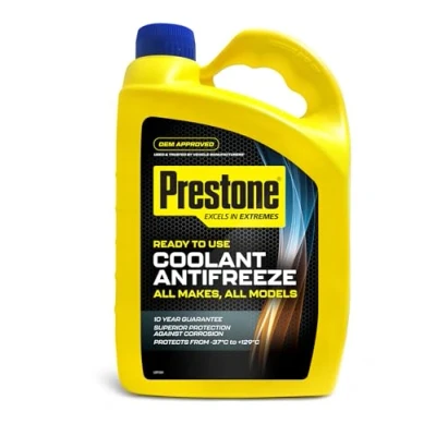 Image of Prestone PAFR0038B Coolant Antifreeze for All Vehicles 10 year 300,000 miles Corrosion Protection, Ready to Use, 4 Litre