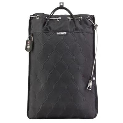 Image of Pacsafe Travelsafe 12L Anti Theft Portable Safe with TSA Lock, 12 litres Bag, Black
