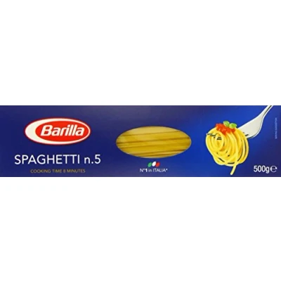 Image of Barilla Pasta Classic Spaghetti made with durum wheat, Bulk Pack of 24 x 500g