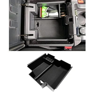 Image of Vesul Armrest Secondary Storage Box Glove Pallet Center Console Tray For Land Rover Discovery Sport 2015 2016 2017