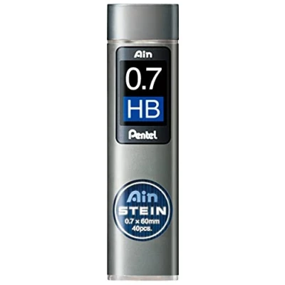Image of Pentel C277 HBO AIN Stein Fine Lead 0.7 mm HB Hardness or 40 Leads