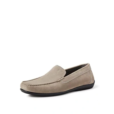 Image of Geox Mens U Ascanio Moccasins, Anthracite, 11 UK