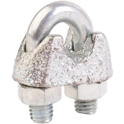 Image of Perry 8mm Wire Rope Grip Galvanised (PK 2)