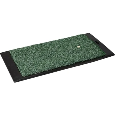Image of Callaway FT Launch Zone Golf Hitting Mat with Rubber Backing Putting Mat, Green, 1&#039; x 2&#039;