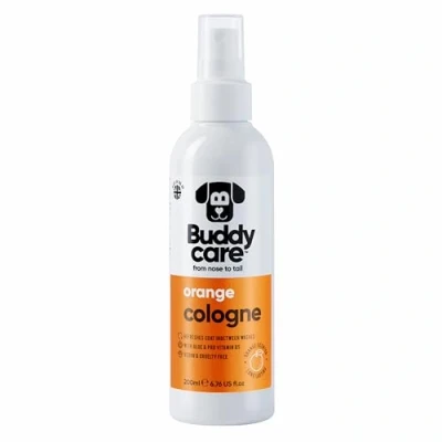 Image of Buddycare Dog Cologne Orange 200ml Refreshing and Scented Refreshes Between Washes