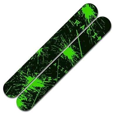Image of Finest Folia Bicycle Chain Stay Protector Sticker Film Paint Protection (01 Racing Neon Green)