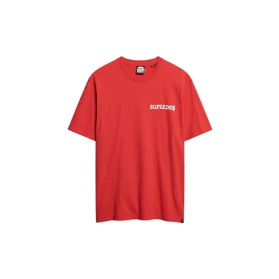 Image of Superdry Men&#039;s Printed T Shirt, Soda Pop Red, XL