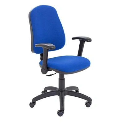 Image of Office Hippo High Back Swivel Desk Chair, Ergonomic Home &amp; Chair With Height Adjustable Seat, Backrest Flip Up Arms For Extra Comfort, Daily Use Computer Royal Blue