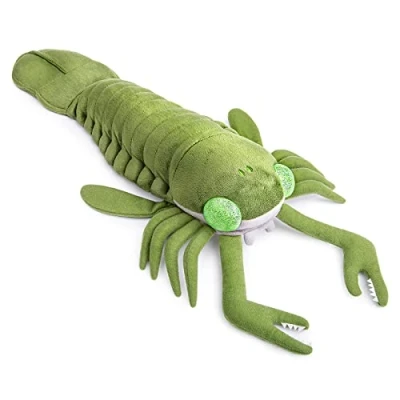 Image of lilizzhoumax Simulation Cambrian Ancient Organism Eurypteroid Plush Toy 42cm/16 Realistic Stuffed Animal Wild Sea Creature Gift for Kids
