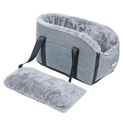 Image of Dog Car Seat Console Pet Center Booster Armrest Small Travel Seat, Supplies