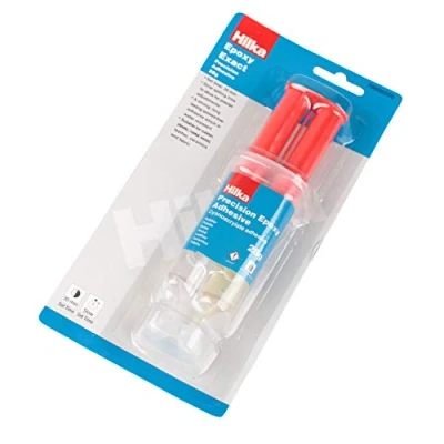 Image of Hilka Tools 79006506 28G Precision Epoxy Adhesive, Blue