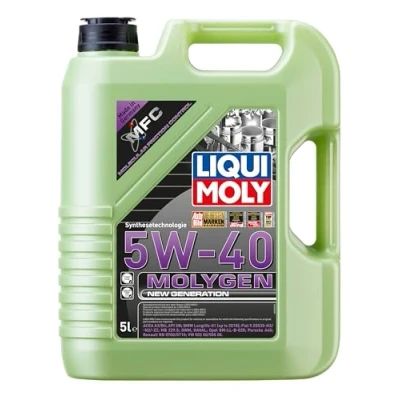 Image of P001758 Engine oil LIQUI MOLY Molygen New Generation 8536 5W 40 5l BMW: 5 Saloon, 3 VOLKSWAGEN: Golf 7, Polo V Hatchback,