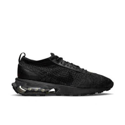 Image of Nike Air Max Flyknit Racer trainers in triple black
