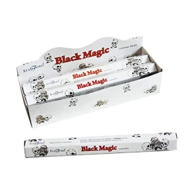 Image of STAMFORD INC. 37519 Black Magic Incense Sticks, 20 Sticks x 6 Packs