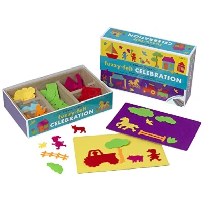Image of Peterkin Fuzzy Felt Retro Celebration Bumper Box