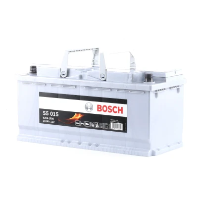 Image of 3711059160 Starter battery BOSCH S5 0 092 S50 150 12V 110Ah 920A B13 Lead acid BMW: 5 Touring, AUDI: A4 B7 Saloon