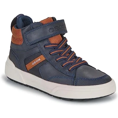 Image of Geox Boy&#039;s J Weemble Sneaker, Navy Cognac, One Size