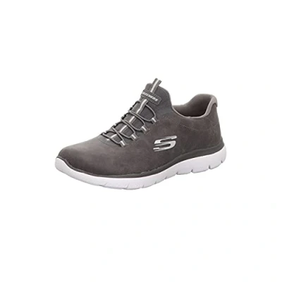 Image of Skechers Women Sports Shoes Summits ITZ Bazik Grey 5.5 UK