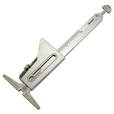 Image of RIVERWELD Hi Lo Welding Gauge Gage Test Ulnar Welder Inspection Both Inch and Metric Checks Internal Misalignment Pipe Wall Thickness Leg Length for a Fillet Weld Crown Height