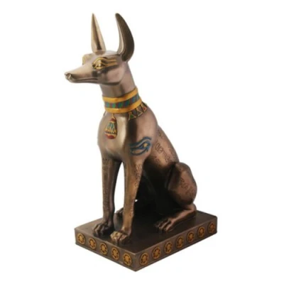 Image of StealStreet Egyptian Bronze Anubis Collectible Figurine