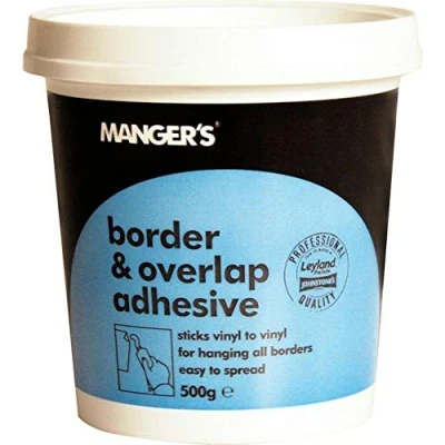 Image of Mangers Border &amp; Overlap Adhesive 500g Tub