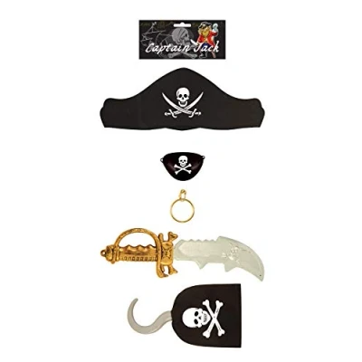 Image of Henbrandt Pirate Accessory Set Child 5pc