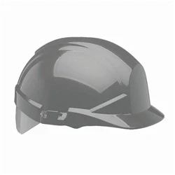 Image of Reflex Grey Slip Ratchet Helmet With Silver Flash