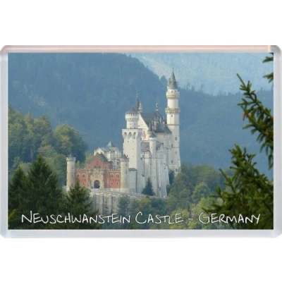 Image of Neuschwanstein Castle Bavaria Germany Jumbo Fridge Magnet