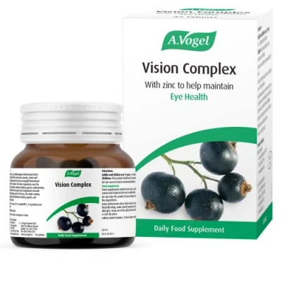 Image of A.Vogel Vision Complex Eye Health Supplement Rich in Lutein, Beta Carotene &amp; Zeaxanthin Contains zinc 45 Tablets