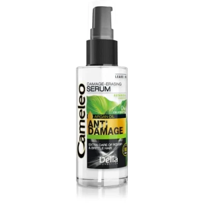 Image of Cameleo Argan Oil Serum for Damaged, Dry, Rough, Brittle Hair Excellent Regenerating Repair Treatment &amp; Care with Biomimetic Keratin Heat Protection 55 ml
