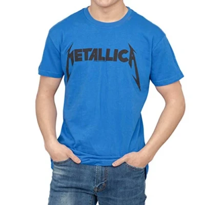 Image of Metallica Logo Blue T shirt (Adult XXX Large)