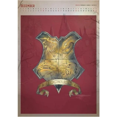 Image of The Harry Potter 2023 A3 Deluxe Calendar