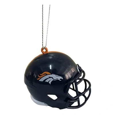 Image of NFL Denver Broncos Helmet Bauble Christmas Tree Pendant Ornament