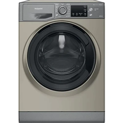 Image of Hotpoint NDB 8635 GK UK washer dryer Freestanding Front load Graphite D
