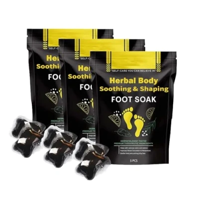 Image of Fulvic Soak Detox Parasite Bath,Fulvic Soak,Herbal Detox&amp;Shaping Cleansing Foot Beads,Fulvic Soak,Body Beads For Relax Your Body (15PCS)