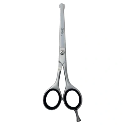 Image of Sandbros 6&quot; Dog Grooming Scissors, Straight Cat Pet Shears with Safety Rounded Tip for Full Body