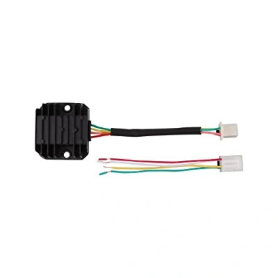 Image of WOOSTAR 4 Wires 12V Voltage Regulator Rectifier Replacement for GY6 50cc 150cc Lifan 125cc Scooter Moped JCL NST Taotao ATV