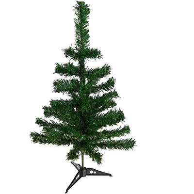 Image of ASAB 2ft Artificial Christmas Tree with Metal Stand [ Realistic Xmas Spruce + Holder ] Easy Assembly
