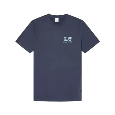 Image of SPRINGFIELD Men&#039;s Camiseta Reconsider Henley Slub Undershirt, Dark_Blue, L