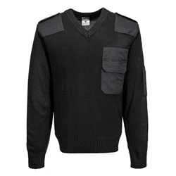 Image of Portwest Nato Sweater, Color: Black, Size: XXL, B310BKRXXL