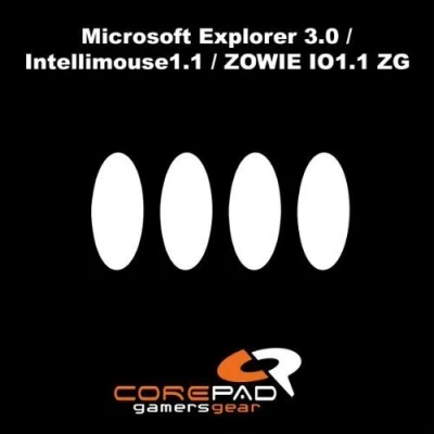 Image of COREPAD Skatez Pro 3 Microsoft Intellimouse Explorer 3.0 IE3/Microsoft 1.1 (IM1.1 1.0 (im1.0) Zowie IO1.1 ZG
