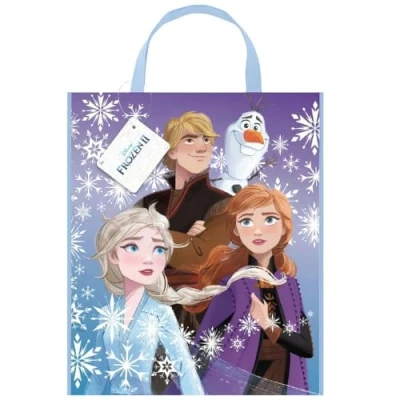 Image of Disney Frozen 2 Tote Bag (33cm x 17cm) Perfect for Kids, Parties &amp; Gifts Party Favor 1 Pc
