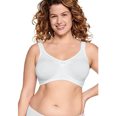 Image of Naturana Women&#039;s Moulded Soft Cup Bra, White, 42C