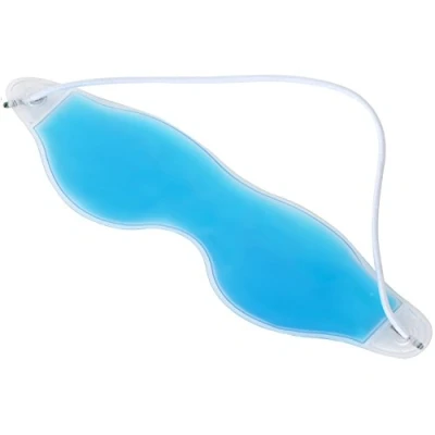 Image of TRIXES Cooling Eye Mask for Puffy Eyes, Reusable Hot Cold Therapy Gel Migraine Headache Relief, Dark Circles, Dry Swollen Sinus Pain, Allergies Aqua Blue
