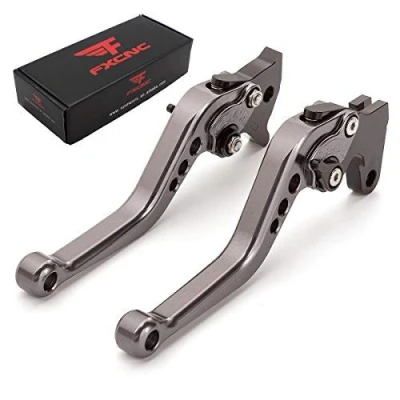 Image of FXCNC CNC Aluminum Short Adjustable Brake Clutch Levers set Pair fit for BENELLI TNT125 TNT135 TNT 125 135 2016 2017 2018 2019 2020 2021