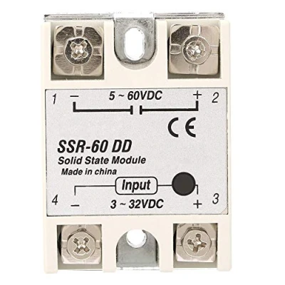 Image of Keenso SSR 60DD 3 32VDC to 5 110VDC 60A Output Current DC Solid State relay Module For Industrial Automation Process