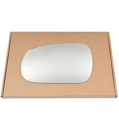 Image of Less4spares Wing Mirror Glass Left Compatible with Honda Civic 1996 2000 STICK ON Passenger Near Side Convex