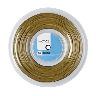 Image of Luxilon Unisex Original Tennis Racket Racquet Strings, Gold, 200 m UK
