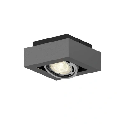 Image of Arcchio Ronka downlight, dark grey, metal, 18.5 cm long, GU10