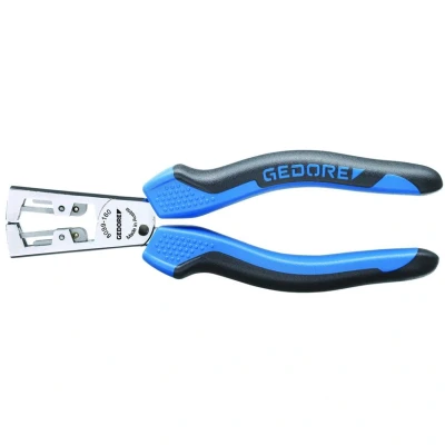 Image of GEDORE Stripping pliers, Adjustable for 0.5 5.0 mm² wire, Oil hardened specially tempered steel, 8099 160 JC